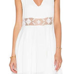 Free People Womens White Summer Feeling Sleeveless Gauze Mini Dress - Sz XS Photo 0