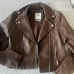 Abercrombie & Fitch Abercrombie Leather Jacket Photo 1