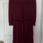 Maeve Anthropology  Peasant Tassel Boho Long Sleeved Dress Photo 3