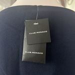 Club Monaco Button Sleeve Dress Robe in Navy/ Bleu Marine Size 2, New w/Tag $269 Photo 9