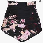 COCOPEAR Women's Ruched High Waisted Bikini Bottom Retro Vintage Swim Photo 0