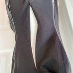 Gracia black stretch fit & flare pleated flounce skirt long sleeve dress size S Photo 7