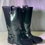 Michael Kors  Glossy Black Rain Boots Photo 2