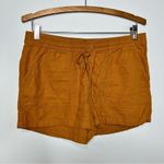 J. Crew‎ factory linen blend shorts mustard yellow size small Gold Photo 0