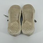 P448 Sally Low Top Sneakers Size 7 Reptile Print White Tan Metallic Photo 8