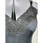 slip dress black lace bust knee Size L Photo 1