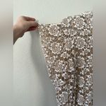 Anthropologie Dolan Sheer Lace Floral Ivory Mock Neck Blouse Top Women’s Size L Photo 7