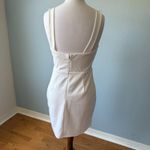 Lulus Gorgeous Aesthetic Ivory Taffeta Sleeveless Mini Dress Size Medium Photo 7