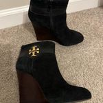 Tory Burch Alaina Wedge Ankle Booties Size 7.5 M Photo 1