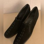 Aquatalia women black suede wedge boots size 7 Photo 3