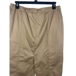 Gaviota Casuals 90s Tan Wood Button Midi Length Khaki 100% Cotton Skirt Size 14 Photo 5