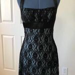 Three Pink Hearts halter dress black lace & blue Photo 0