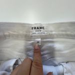 Frame  Denim Skirt Womens 28 White Embroidered Cut Off‎ Raw Hem High Rise Summer Photo 3