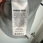 Aritzia Sunday Best Daisy Cropped Tank Gray Size M Photo 5