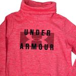 Under Armour  Cold Gear Sweatshirt Pink High Neck Kangaroo Pocket Photo 4