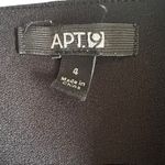 Apt. 9  Black‎ Open Front Long Sleeve Draped Blazer Workwear Jacket Photo 1