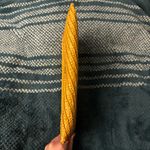 Woven Straw Clutch Tan Photo 3