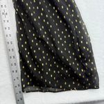 AQUA  Halter Jumpsuit Black Gold Polka‎ Dot Bloomingdales Exclusive XS Photo 6