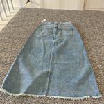 Anthropologie NWT  Petite Pilcro The Madi Slit Front Denim Skirt Sz 10P Photo 10