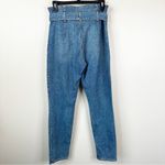 Reformation  Jeans Womens 28 Yasmin Belted High Rise Straight Leg Blue Denim Photo 3