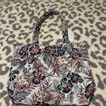 Vera Bradley Puffer Botanical Tote - Black, Pink, Gray Photo 1