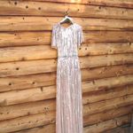 Mac Duggal NWT Embellished Full Length Layered Gown Dress 6 93582 Pink Photo 7