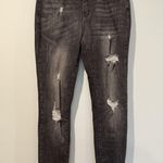 Judy Blue Skinny Jeans Women 28" Distressed Raw Hem Stretch Travel Grunge Punk Photo 0