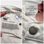 Paige  Skyline Ankle Skinny Jeans White Stretch Denim Size 27 Photo 3