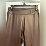 Aerie  OFFLINE Faux Leather Brown Legging size L Photo 2