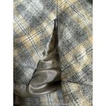 Pendleton  100% Virgin Wool Plaid Skirt Grey Pleaded Size 6 Knee Length Photo 3