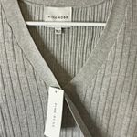 Pink Rose Cream Asymmetrical Long Sleeve Dress Photo 2