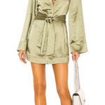 Camila Coelho  Priscilla Mini Dress in Sage Photo 0