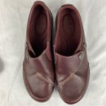 Clarks  Collection Women's Ashland Lane Burgundy Red Leather Flat Loafer Size 7.5 Photo 4