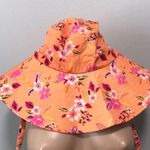 Steve Madden  Tropical Bucket Hat Hibiscus Orange Photo 0
