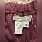 Coldwater Creek Vintage  Burgundy 2 Pc Track/Lounge Set Size Medium loungewear Photo 7