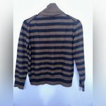 Eleventy Virgin Wool Made In Italy Striped Women’s Turtleneck Sweater EUC Size L Brown Size L Photo 4