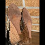 Marchez vous blue Gold Snake Nell Leather sandal Size 8 Photo 3