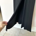 Karen Kane  Maxi Skirt XL Pull On Black Slit Goth Witchy Capsule Basic Photo 3