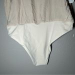 NEW Dress Up Boutique neutral lace trim cami bodysuit women’s size medium Photo 5