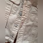 1901 Nordstrom  White Soft Denim Jean Button Front Cropped Jacket Size‎ XXL Photo 9
