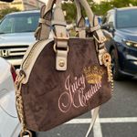 Juicy Couture Chocolate The Key To Juicy Dome Satchel Crossbody Viral NWT Photo 1