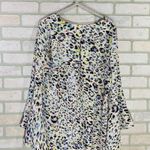 Amanda Uprichard Pastel Geometric Print Bell Sleeve Blouse Size M Photo 7