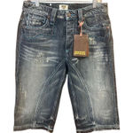 Antik Denim  Womans Button Fly embroidered Bermuda Shorts Sz 29 NWT Photo 0