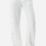 PacSun  Mid Rise Linen Cargo Pants Photo 0