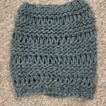 Mossimo Supply Co Mossimo Gray cotton oversized chunky crochet scarf. One size Photo 1