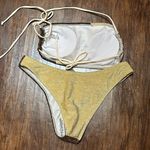 NWT Tricolor Glitter Bikini Size M Photo 5