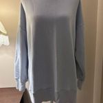Aerie  Light Blue Long Sleeve Oversized Sweatshirt Size M Photo 0