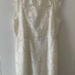 Wishlist White Lace High Neck Open Back Bridal Party Wedding Formal Dress NWT Size Large Photo 0