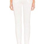 MOTHER Denim Stunner Zip Ankle Step Fray Jeans in Little Miss Innocent Rinse 27 White Photo 1