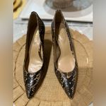 Ralph Lauren Lauren Snakeskin Leather Women's Pumps Sz 7 Photo 2